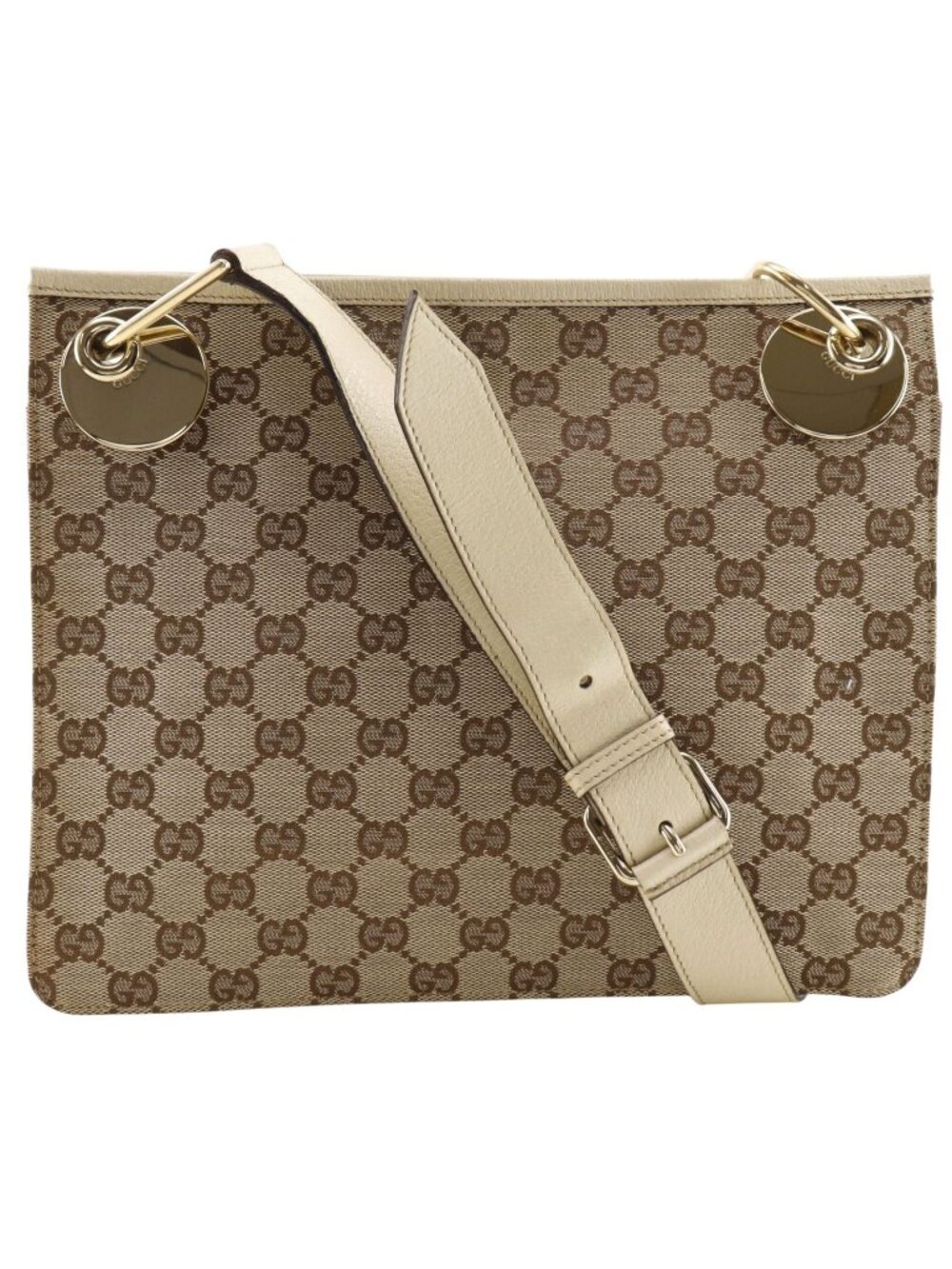 Gucci GG Canvas Beige Shoulder Bag
